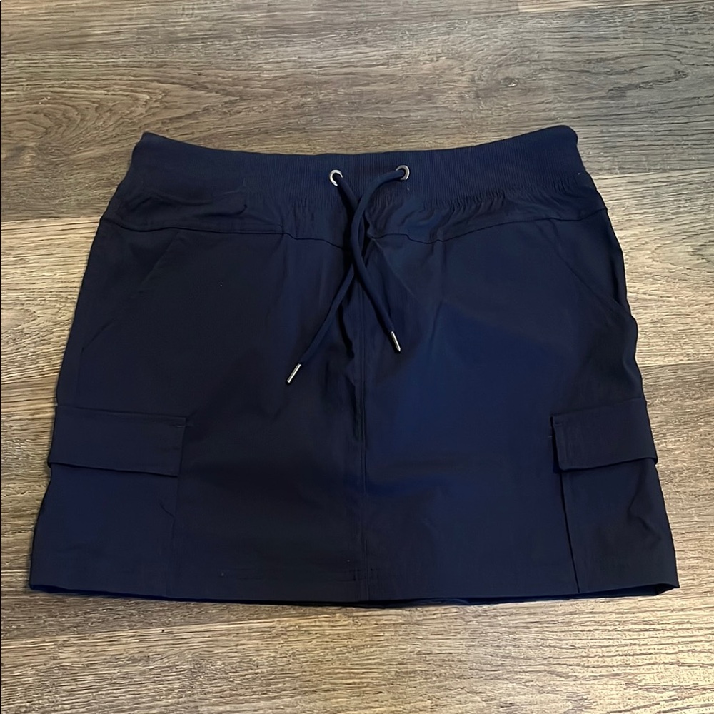 Telluride Women’s Navy Blue Pull On w/ Drawstring Waist Athletic Skort - Small
